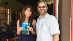 Elizabeth Hazen (left) with Santa Fe Writers Project founder, Andrew Gifford