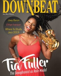 Tia Fuller Downbeat Cover