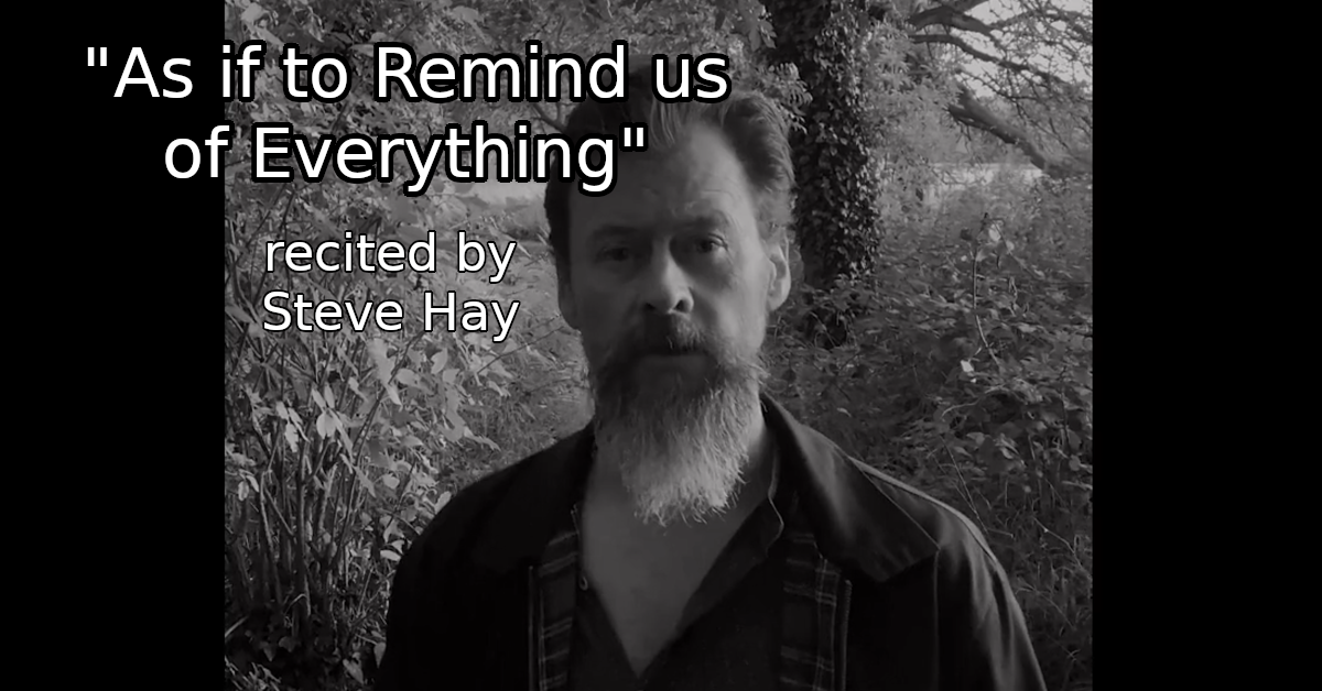 TEASER - Actor Steve Hay Recites 